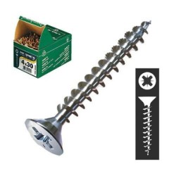 CENT. TORNILLO SPAX-S C/PL. BICROMATADO 3.0X12