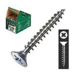 CENT. TORNILLO SPAX-S C/PL. GALVANIZADO 3.5X30