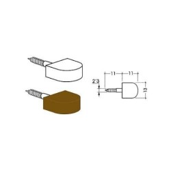 SOPORTE ESTANTE 10 BLANCO (CENT.)