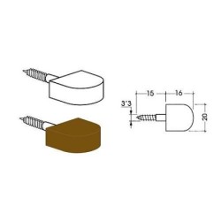 SOPORTE ESTANTE 11 MARRON (CENT.)