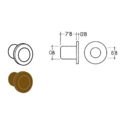CASQUILLO PARA SOPORTE PLANO 13 BLANCO (CENT.)