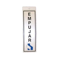 SILUETA ALUMINIO VERTICAL EMPUJAR 009