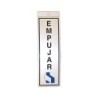 SILUETA ALUMINIO VERTICAL EMPUJAR 009