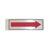 SILUETA ALUMINIO FLECHA ROJA 014