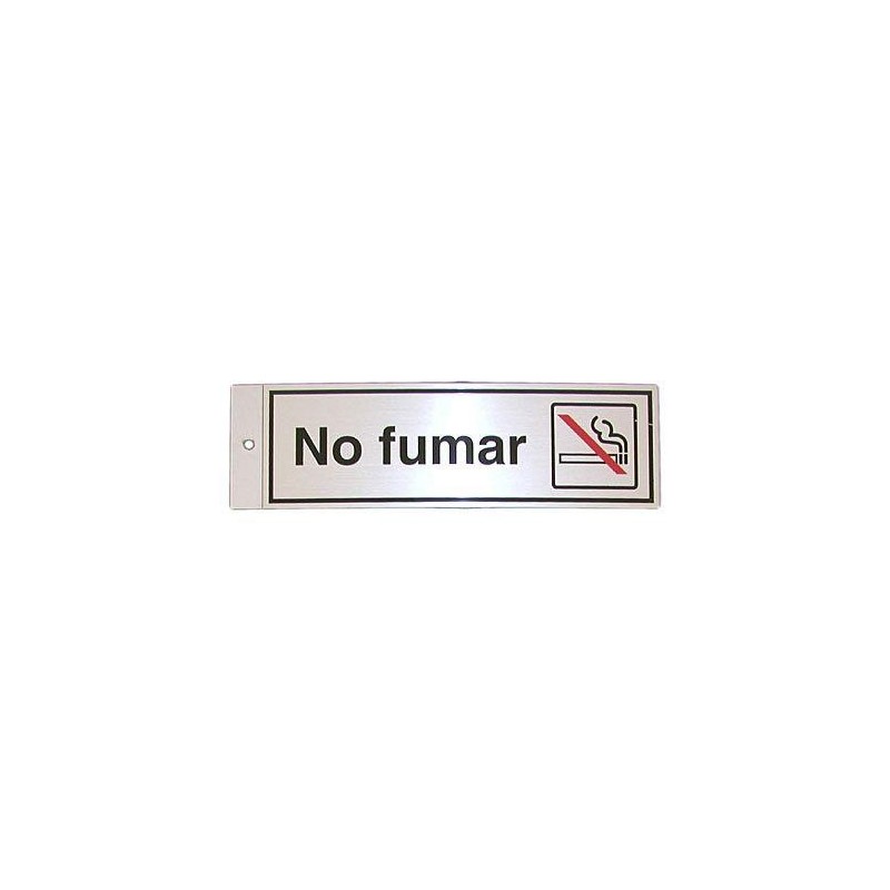 SILUETA ALUMINIO NO FUMAR 022