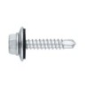 TORN.C/ARANDELA VULCAN. ACERO 6.3X38 P16 C/VENTANA