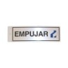 SILUETA ALUMINIO HORIZONTAL EMPUJAR 025