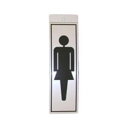 SILUETA ALUMINIO FIGURA SEÑORA 030