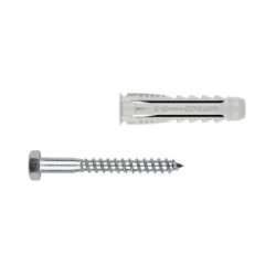 TACO EXPANSIVO CON TORNILLO 10X50 (BL.) BZTBTS10