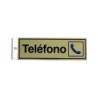 PICTOGRAMA LATONADO 180X60 TELEFONO