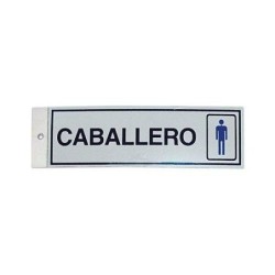 PICTOGRAMA LATONADO 180X60 CABALLERO