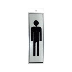 PICTOGRAMA LATONADO 180X60 SILUETA HOMBRE