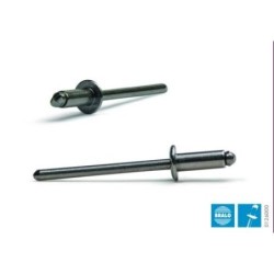 REMACHE C/ALOMADA INOX/INOX 03,2X06MM. (C/25 UD)