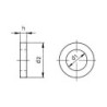 CENT. ARANDELA DIN-9021 INOX. A-2 14