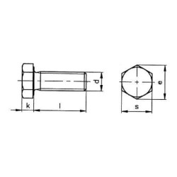 TORNILLO EXAGONAL DIN-933 INOX. A-2 10X40 (CENT.)