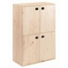 ARMARIO PINO 4 PUERTAS 4 BALDAS DINAMIC DMC4P0.99