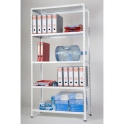 ESTANTERIA METALICA BLANCA 180X90X30 BRICOL