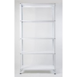 ESTANTERIA BLANCA 200X100X40 MEGA 40