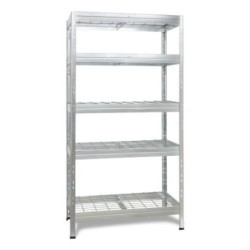 ESTANTERIA METALICA WIRE 180X90X45 GALVANIZADO