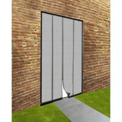 KIT MOSQUITERA LAMAS 100X220 NEGRA