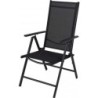 SILLON RESPALDO ALTO PLEGABLE ACERO TEXTILENE