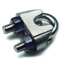 SUJETACABLES DIN 741 GALVANIZADO M 6 2 UDS