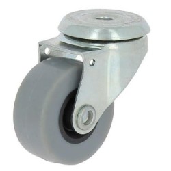 RUEDA CON SOPORTE ARO GOMA 30 76119