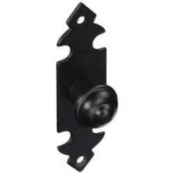 TIRADOR POMO PLACA LISA 25X90 MM.