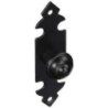 TIRADOR POMO PLACA LISA 25X90 MM.