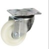 RUEDA CON SOPORTE ARO NYLON 125MM PLACA 75352