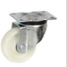 RUEDA CON SOPORTE ARO NYLON 200MM PLACA 75356