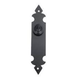 TIRADOR POMO PLACA LISA 30X150 MM.