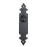 TIRADOR POMO PLACA LISA 30X150 MM.