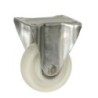 RUEDA CON SOPORTE ARO NYLON 200MM FIJO 75372