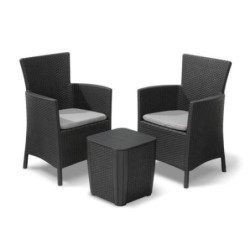 SET IOWA BALCONY GRAFITO 223929