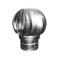 SOMBRERO ASPIRANTE GIRATORIO GALVANIZADO 120 MM.