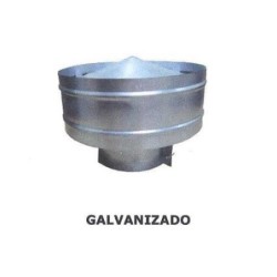SOMBRERO ANTIRREGOLFANTE GALVANIZADO 120 MM.