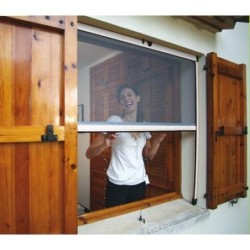KIT MOSQUITERA ENROLLABLE VERTICAL 100X170 BLANCA
