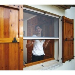 KIT MOSQUITERA ENROLLABLE VERTICAL 140X170 BLANCA