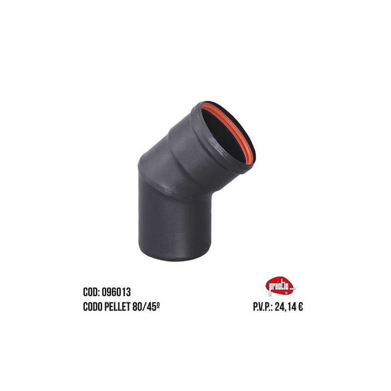 CODO PELLET 80/45  096013