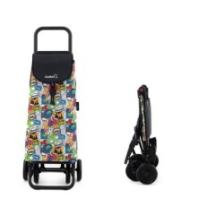 CARRO COMPRA G4P TBO ESTAMPADO 55L. PLEGABLE