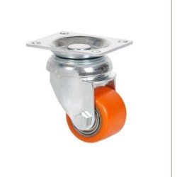 RUEDA GIRATORIA CON PLACA NARANJA 35MM