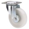RUEDA GIRATORIA DE POLIAMIX BLANCO 80MM