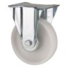 RUEDA FIJA DE POLIAMIX BLANCO 160MM