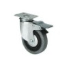 RUEDA GIRATORIA GOMA BH 100 MM. 1-0302