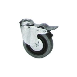 RUEDA GIRATORIA GOMA BH 100 MM. 1-0303
