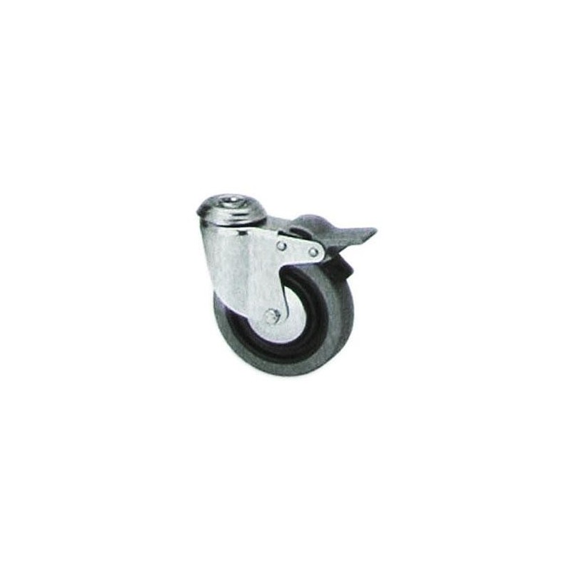 RUEDA GIRATORIA GOMA BH 100 MM. 1-0303