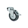 RUEDA GIRATORIA GOMA GRIS 60 MM. 1-0330