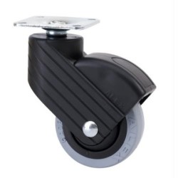 RUEDA GIRATORIA HP NYLON/GOMA D50 1-0757