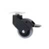 RUEDA GIRATORIA HP NYLON/GOMA D50 CON FRENO 1-0761